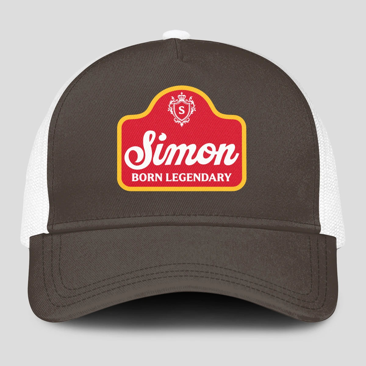Born Legendary Charcoal Mesh Cap SIMON 13K1 C196PF