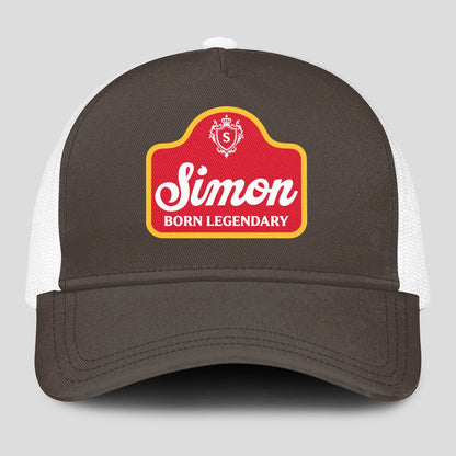 Born Legendary Charcoal Mesh Cap SIMON 13K1 C196PF