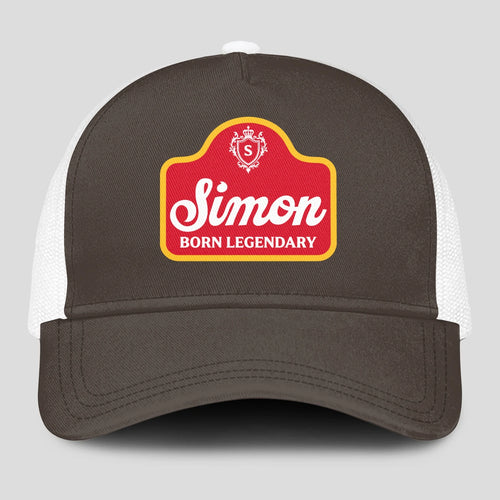 Born Legendary Charcoal Mesh Cap SIMON 13K1 C196PF