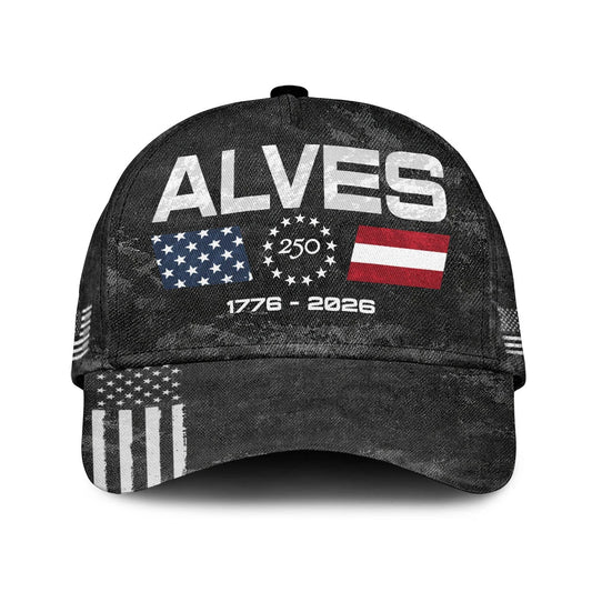 ALVES 13K1-C13PF 250th Anniversary Patriotic Baseball Cap 1776–2026