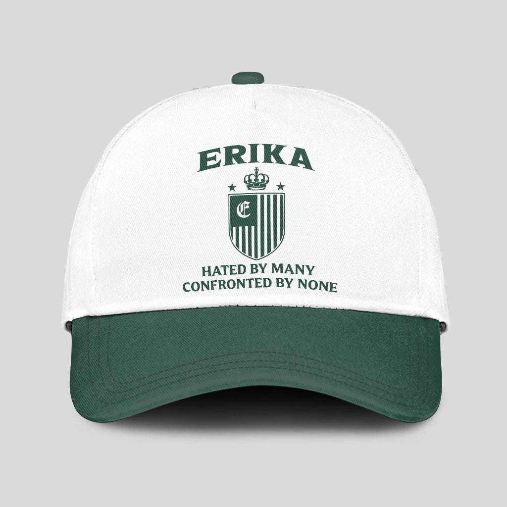 Hated By Many Confronted By None Luxury Logo Cap ERIKA 13K1 C41PF