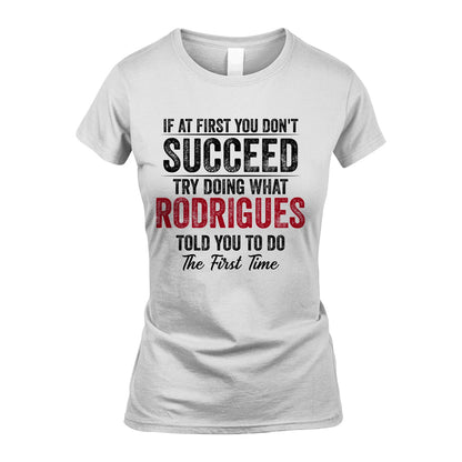 RODRIGUES 13K1-357 If At First You Don't Succeed...
