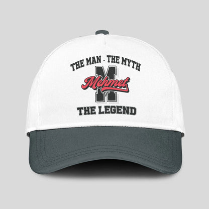 The Man The Myth The Legend Custom Initial Letter And Name Cap MEHMET 13K1 C38PF