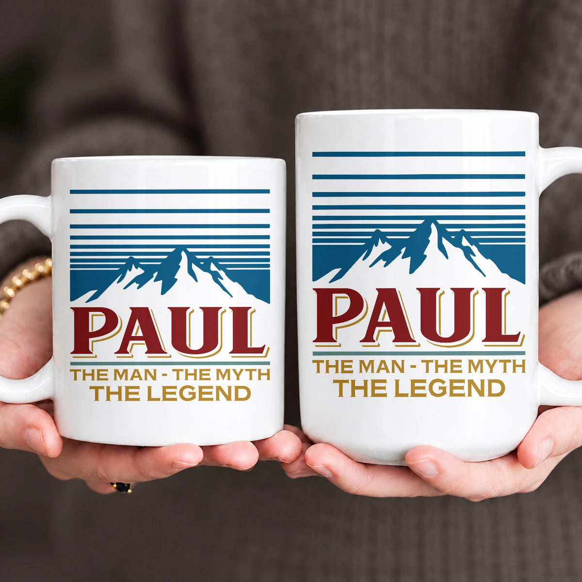 The Man The Myth The Legend Mountain Mug PAUL 13K1 MG04