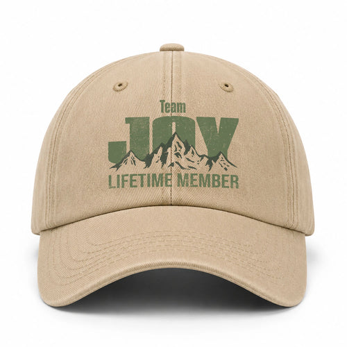 Team Your Name Lifetime Member Mountain Cap JOY 13K1 C58PF