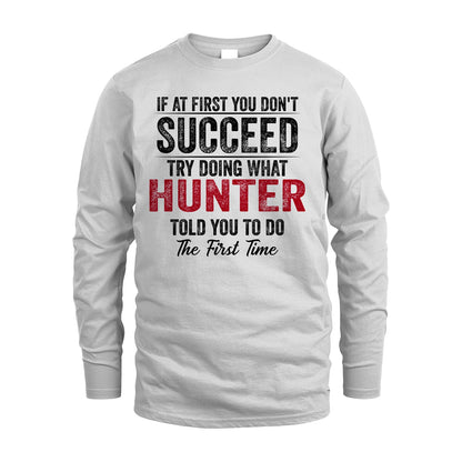 HUNTER 13K1-357 If At First You Don't Succeed...