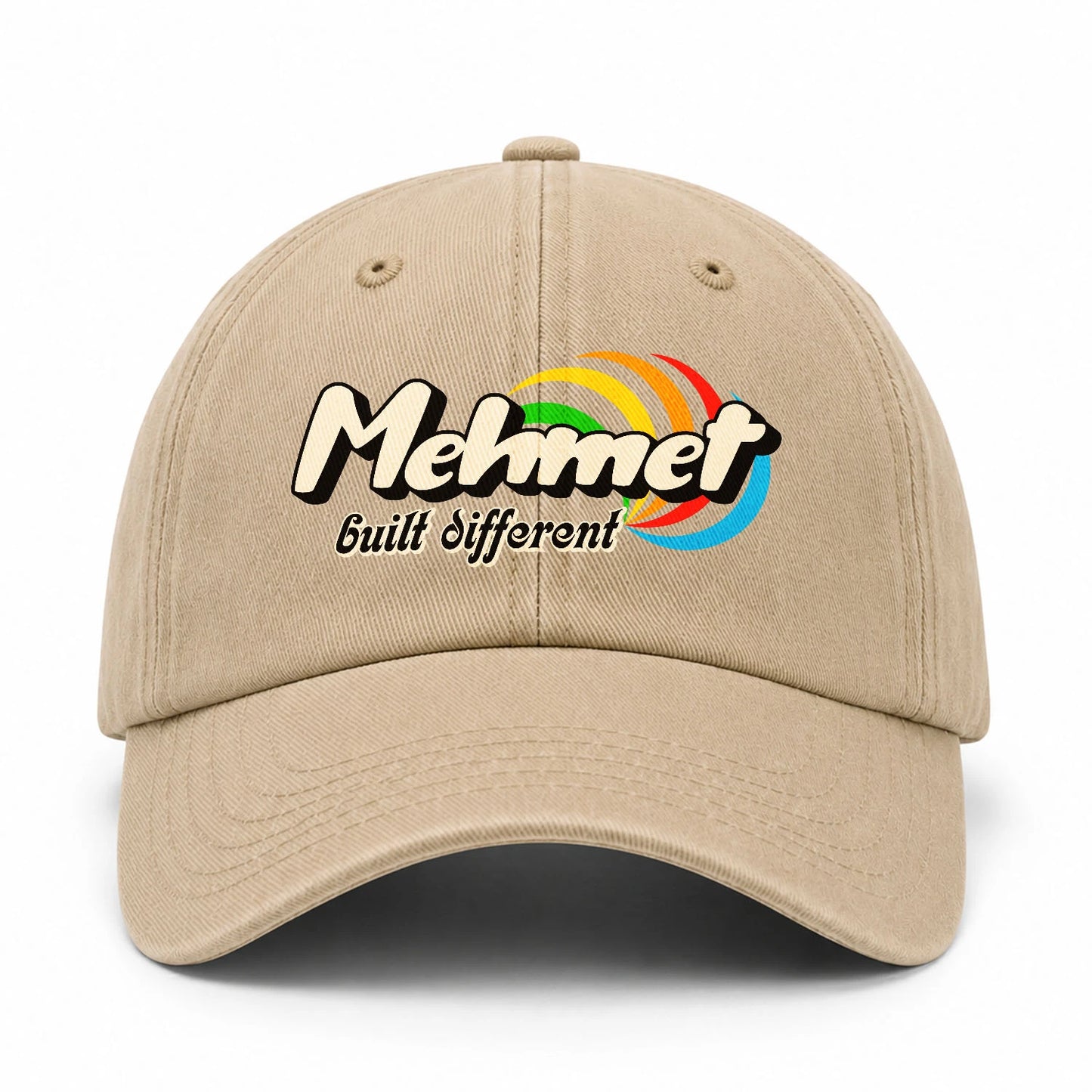 Your Name Built Different Retro Washed Cap MEHMET 13K1 C55PF