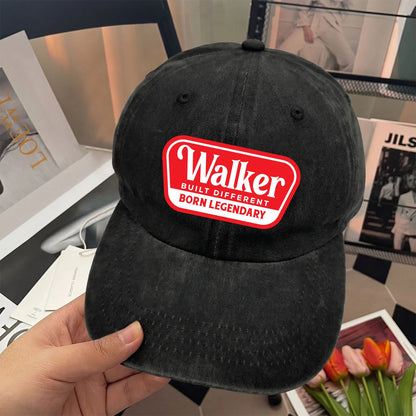Built Different Born Legendary Red Logo Washed Cap WALKER 13K1 C63PF