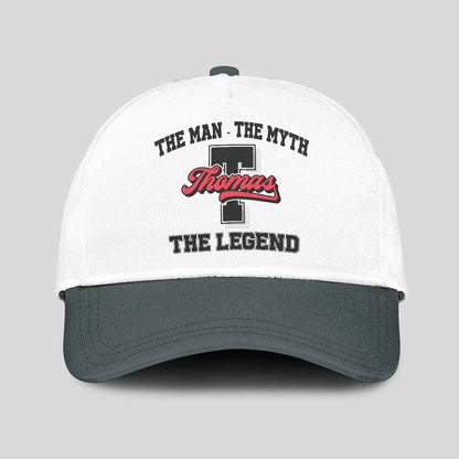 The Man The Myth The Legend Custom Initial Letter And Name Cap THOMAS 13K1 C38PF