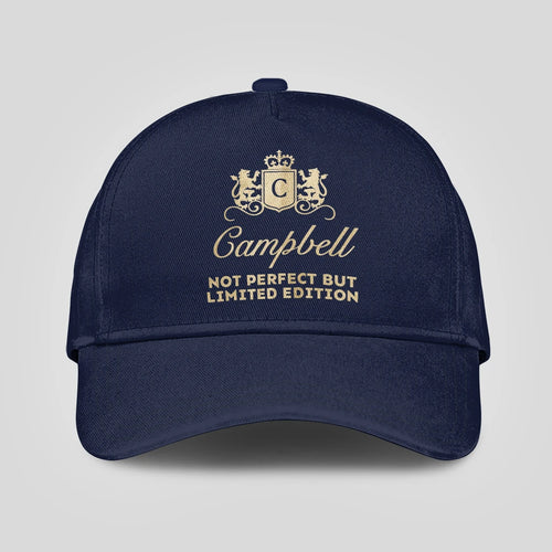 Not Perfect But Limited Edition Crest Logo Navy Cap CAMPBELL 13K1 C160PF