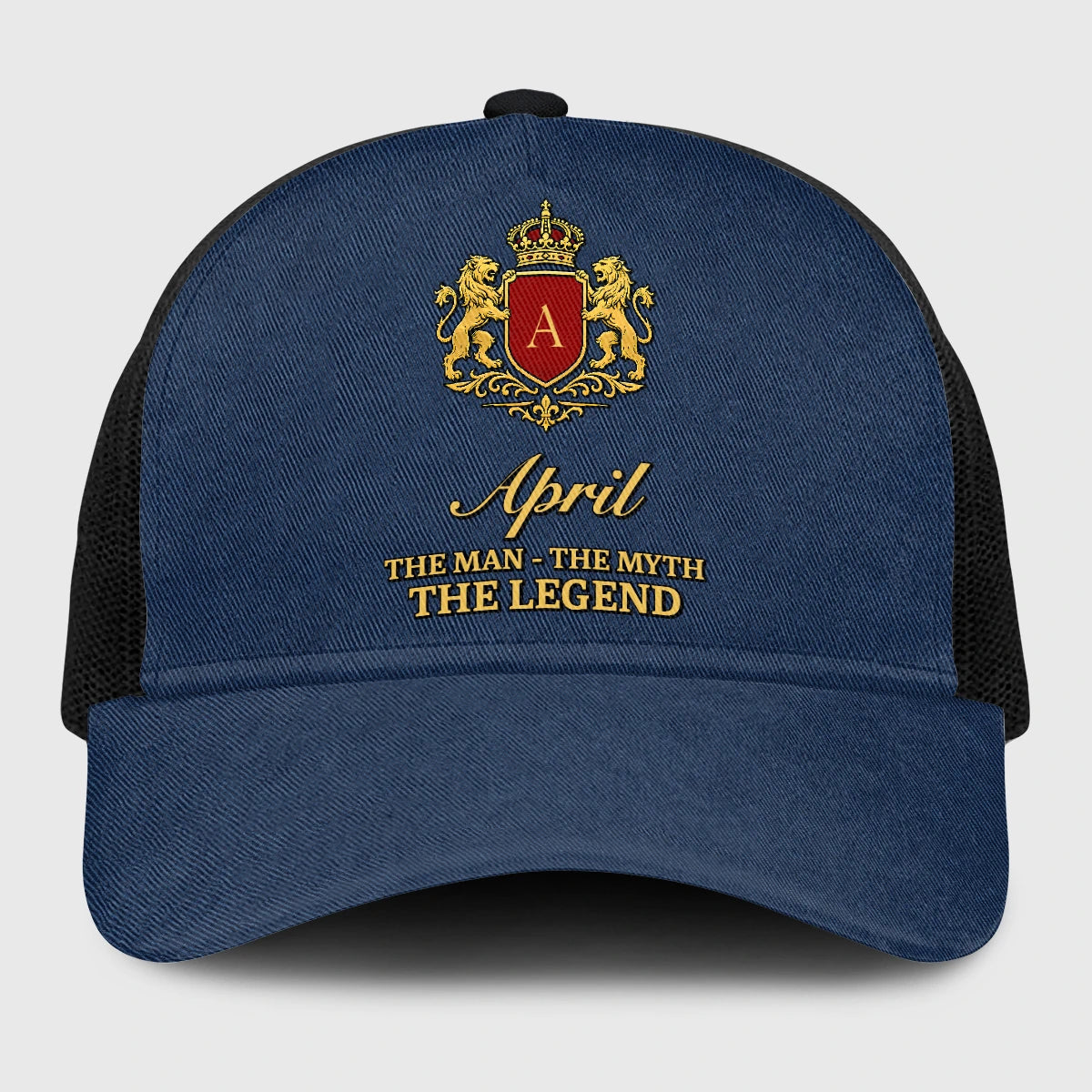 The Man The Myth The Legend Royal Blue Mesh Cap APRIL 13K1 C187PF