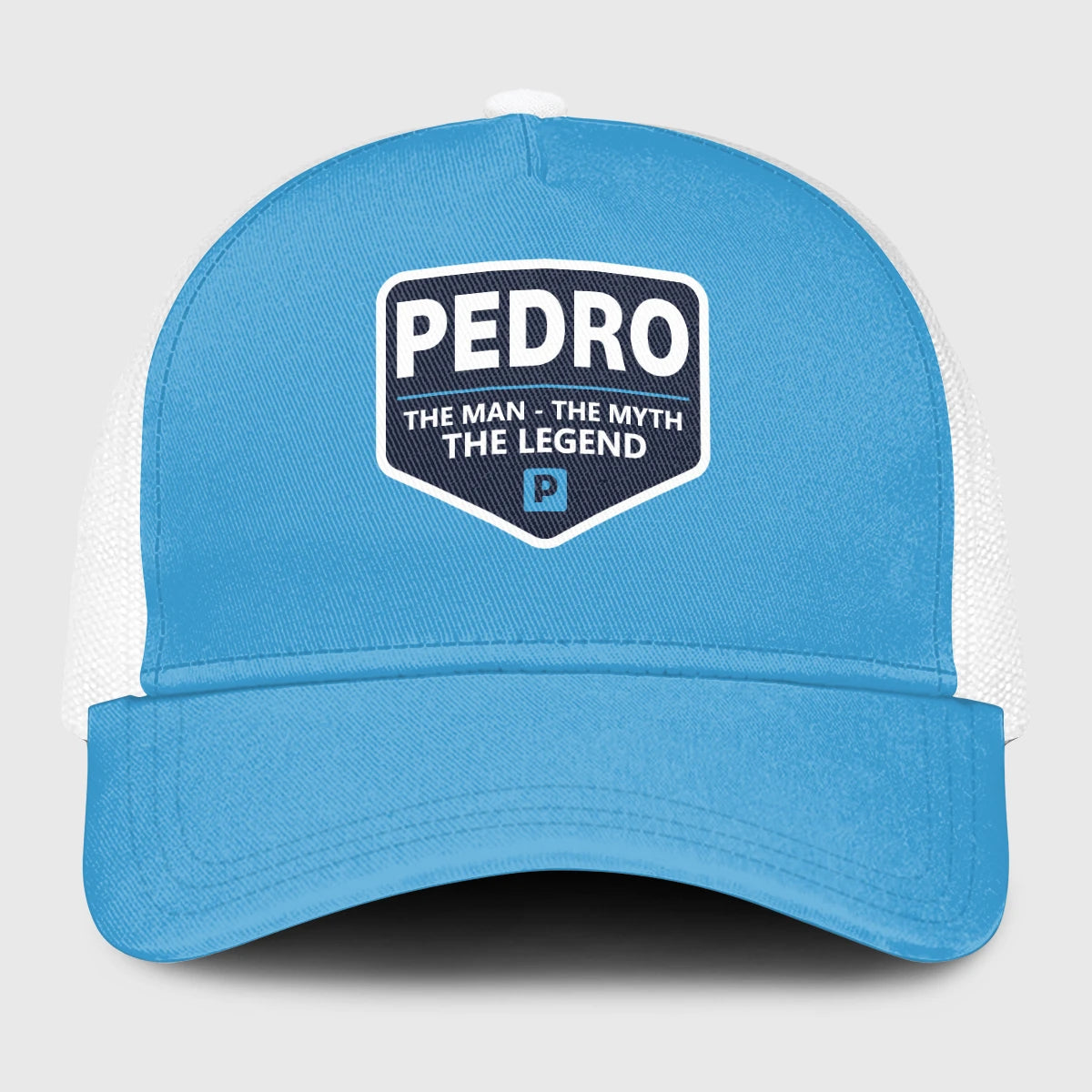 The Man The Myth The Legend Light Blue Mesh Cap PEDRO 13K1 C190PF