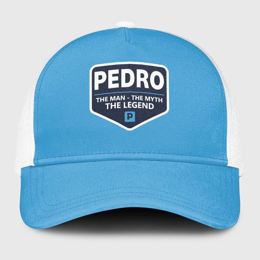 The Man The Myth The Legend Light Blue Mesh Cap PEDRO 13K1 C190PF