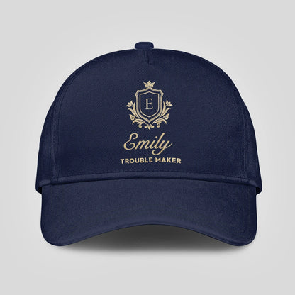 Trouble Maker Golden Logo Navy Cap EMILY 13K1 C155PF
