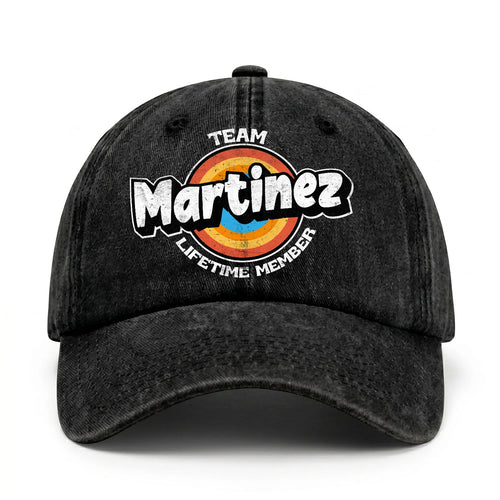 Team Your Name Lifetime Member Logo Cap MARTINEZ 13K1 C66PF