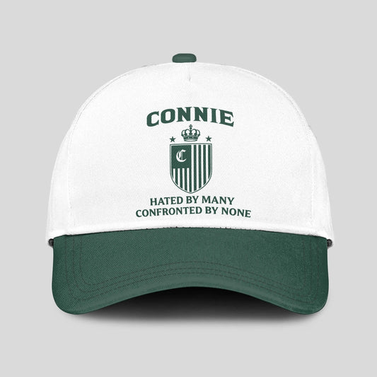 Hated By Many Confronted By None Luxury Logo Cap CONNIE 13K1 C41PF