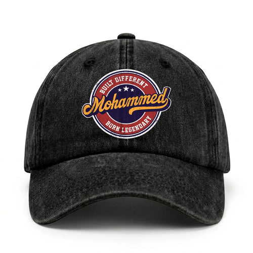 Built Different Born Legendary Logo Washed Cap MOHAMMED 13K1 C65PF