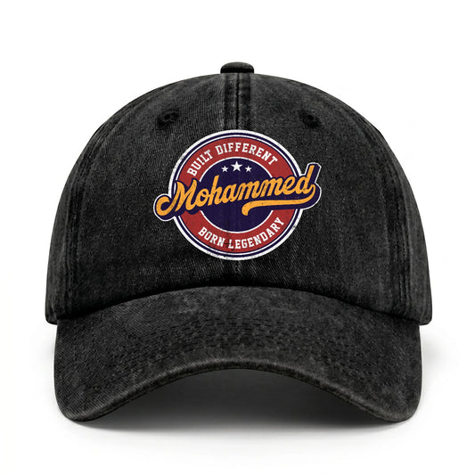 Built Different Born Legendary Logo Washed Cap MOHAMMED 13K1 C65PF