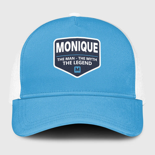The Man The Myth The Legend Light Blue Mesh Cap MONIQUE 13K1 C190PF