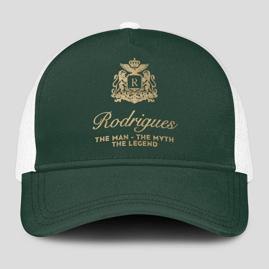 The Man The Myth The Legend Sage Green Mesh Cap RODRIGUES 13K1 C192PF