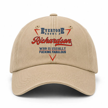 Everyone Knows A Your Name Who Is Usually Fucking Fabulous Washed Cap RICHARDSON 13K1 C53PF