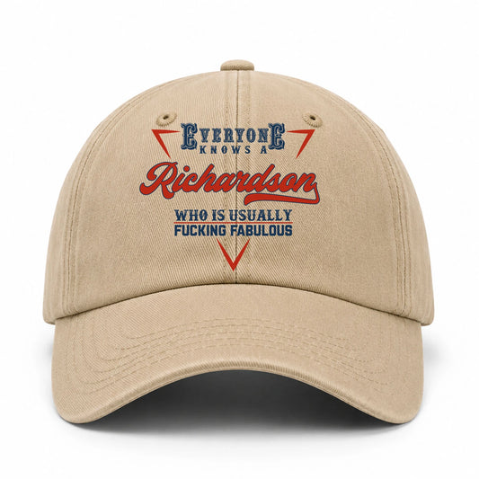 Everyone Knows A Your Name Who Is Usually Fucking Fabulous Washed Cap RICHARDSON 13K1 C53PF
