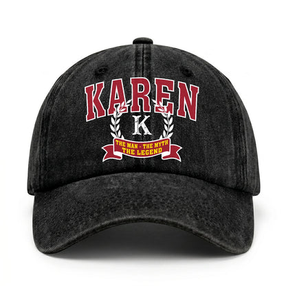 The Man The Myth The Legend Royal Cap KAREN 13K1 C32PF