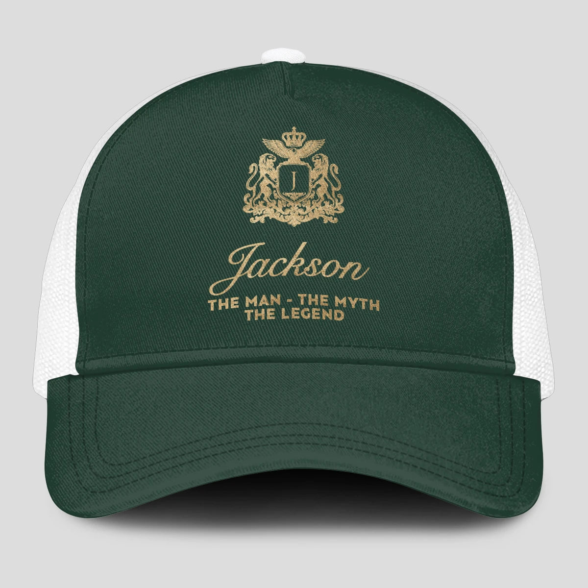 The Man The Myth The Legend Sage Green Mesh Cap JACKSON 13K1 C192PF
