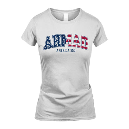 AHMAD 13K1-555 America 250 Personalized
