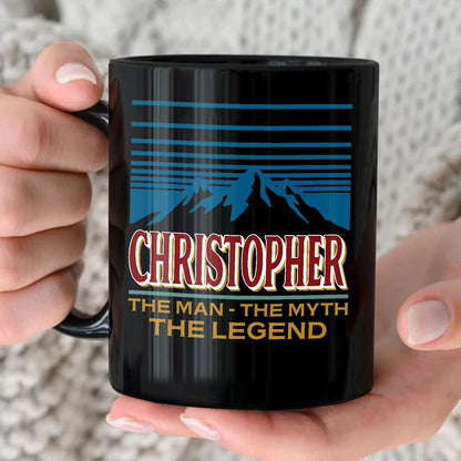 The Man The Myth The Legend Mountain Mug CHRISTOPHER 13K1 MG04