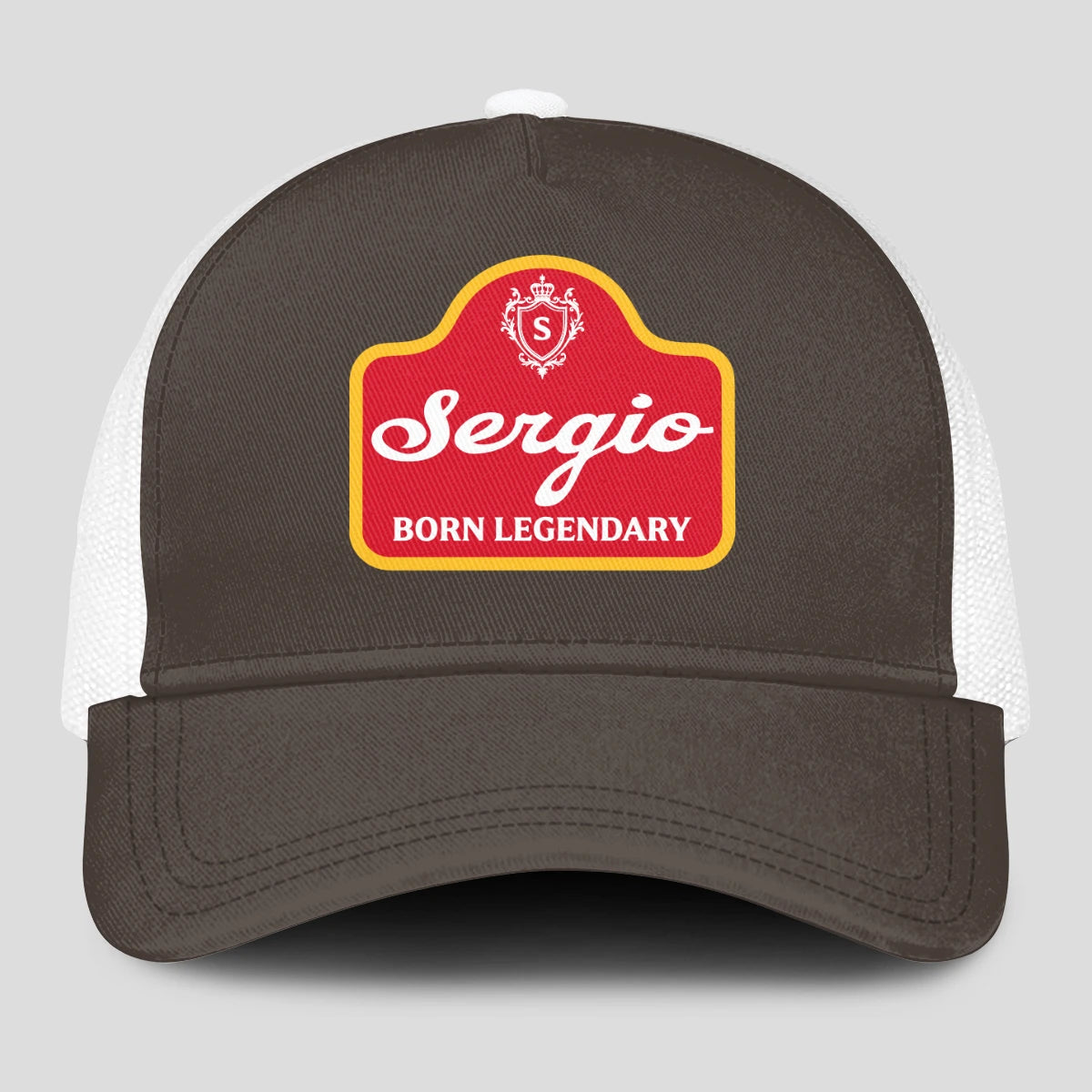 Born Legendary Charcoal Mesh Cap SERGIO 13K1 C196PF