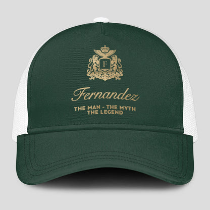 The Man The Myth The Legend Sage Green Mesh Cap FERNANDEZ 13K1 C192PF