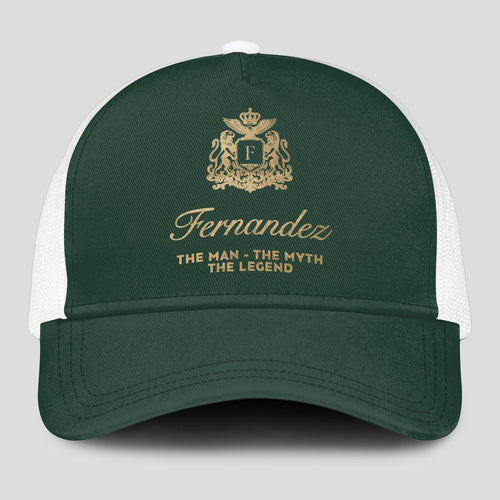 The Man The Myth The Legend Sage Green Mesh Cap FERNANDEZ 13K1 C192PF
