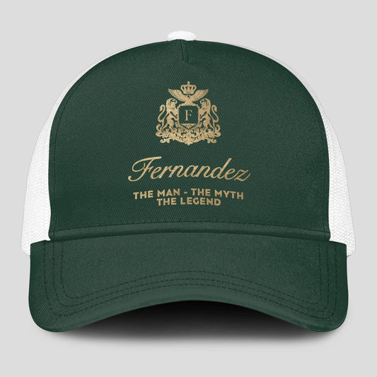 The Man The Myth The Legend Sage Green Mesh Cap FERNANDEZ 13K1 C192PF