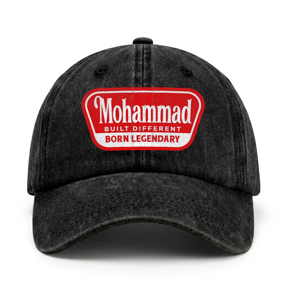 Built Different Born Legendary Red Logo Washed Cap MOHAMMAD 13K1 C63PF