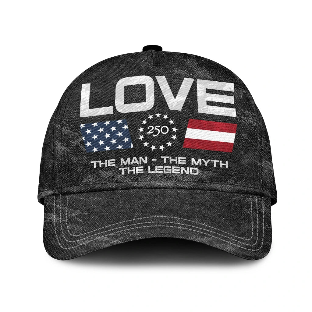 LOVE 13K1-C11PF America 250 The man - The Myth - The Legend