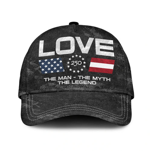 LOVE 13K1-C11PF America 250 The man - The Myth - The Legend