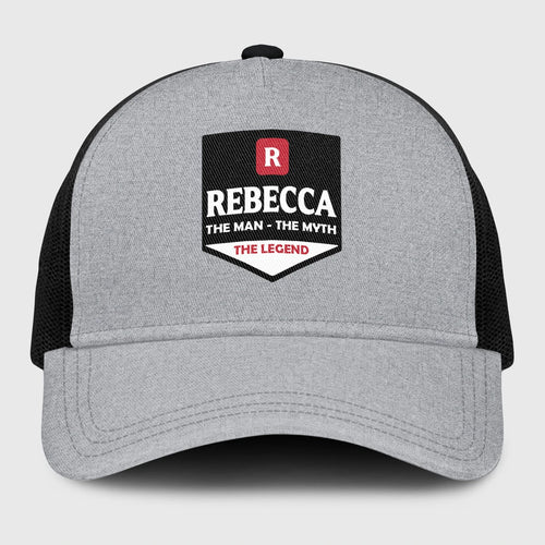 The Man The Myth The Legend Gray Mesh Cap REBECCA 13K1 C189PF