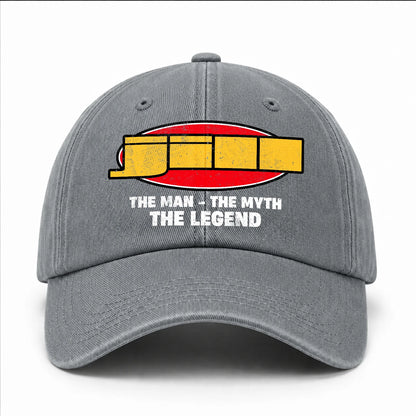 The Man The Myth The Legend Vintage Logo Washed Cap JILL 13K1 C162PF