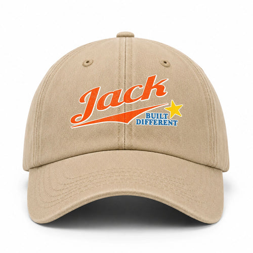 Your Name Built Different Logo Washed Cap JACK 13K1 C56PF