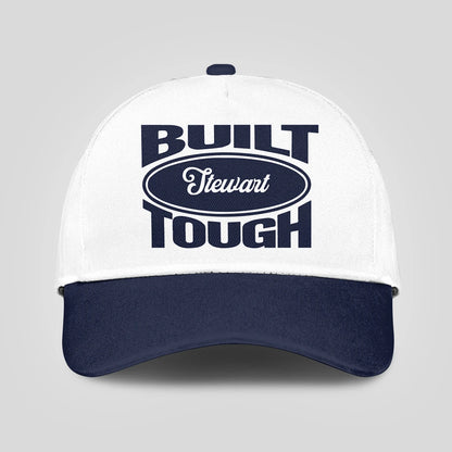 Built Your Name Tough Slogan Blue And White Cap STEWART 13K1 C95PF