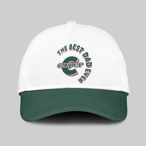 The Best Dad Ever Custom Name Cap COOPER 13K1 C35PF