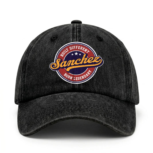 Built Different Born Legendary Logo Washed Cap SANCHEZ 13K1 C65PF