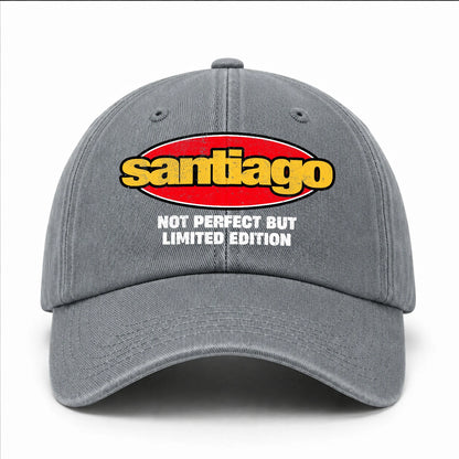 Your Name Not Perfect But Limited Edition Red Logo Washed Cap SANTIAGO 13K1 C84PF