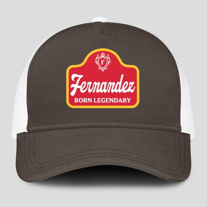 Born Legendary Charcoal Mesh Cap FERNANDEZ 13K1 C196PF