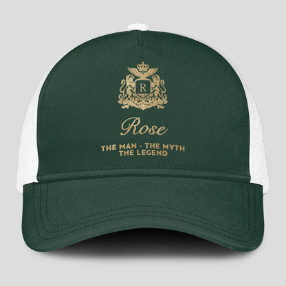 The Man The Myth The Legend Sage Green Mesh Cap ROSE 13K1 C192PF