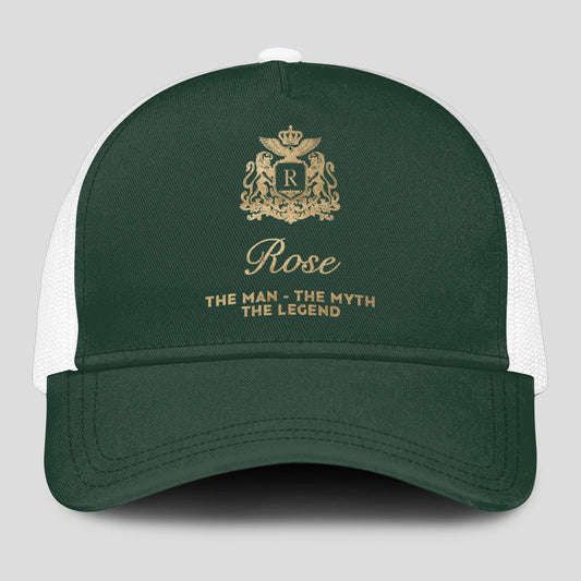 The Man The Myth The Legend Sage Green Mesh Cap ROSE 13K1 C192PF