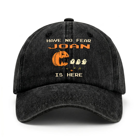 Have No Fear Your Name Is Here Halloween Washed Cap JOAN 13K1 C108PF