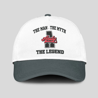 The Man The Myth The Legend Custom Initial Letter And Name Cap ANDY 13K1 C38PF