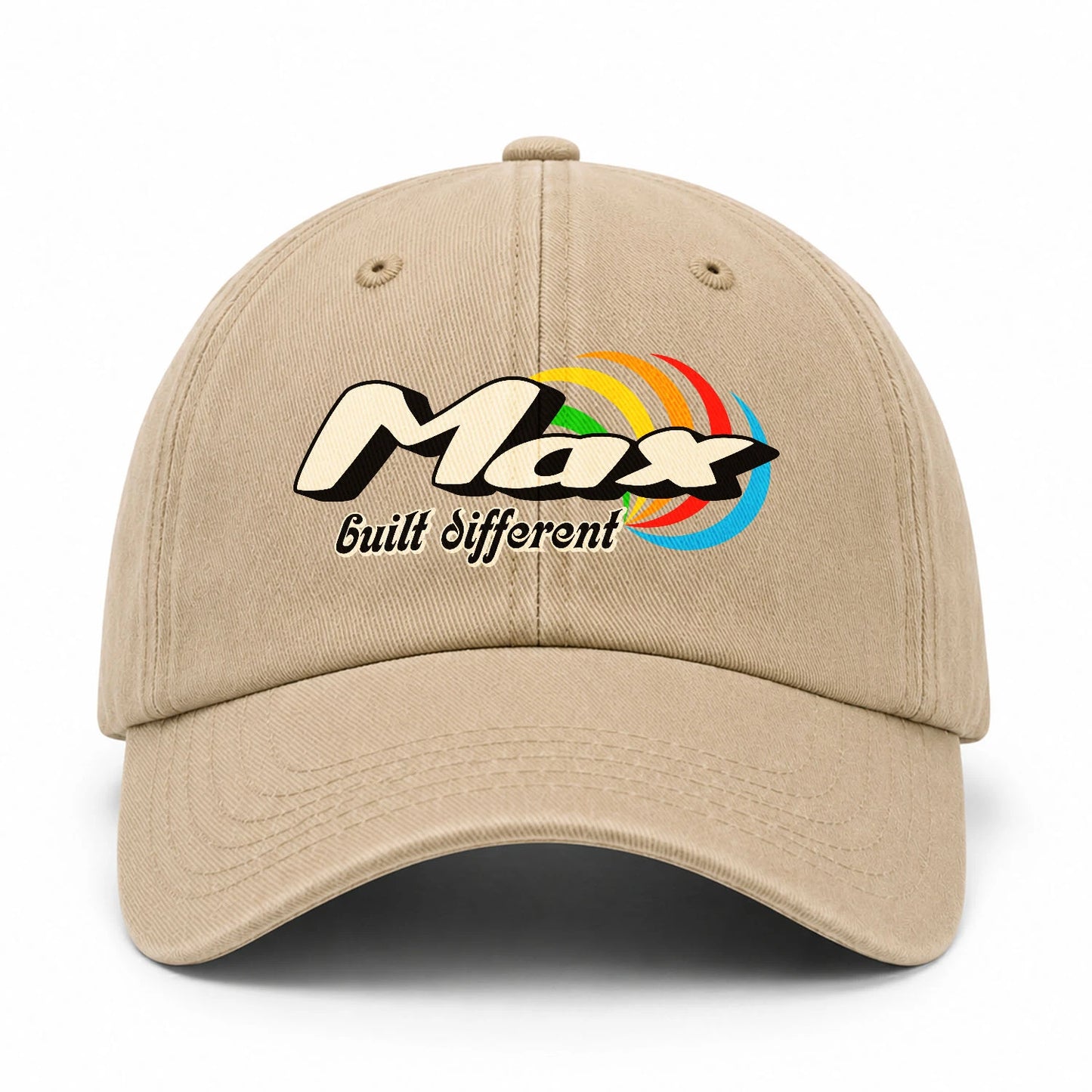 Your Name Built Different Retro Washed Cap MAX 13K1 C55PF